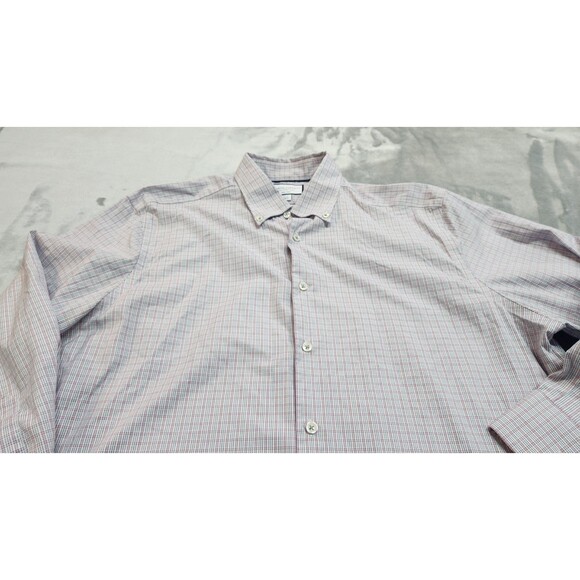 Charles Tyrwhitt Men's 17.5/34 in Non Iron Slim Fit Gingham Check Shirt - Picture 3 of 7
